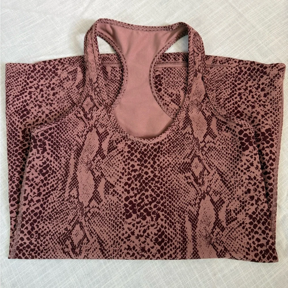 Lululemon Snake Print Racerback Tank Top - Size Medium